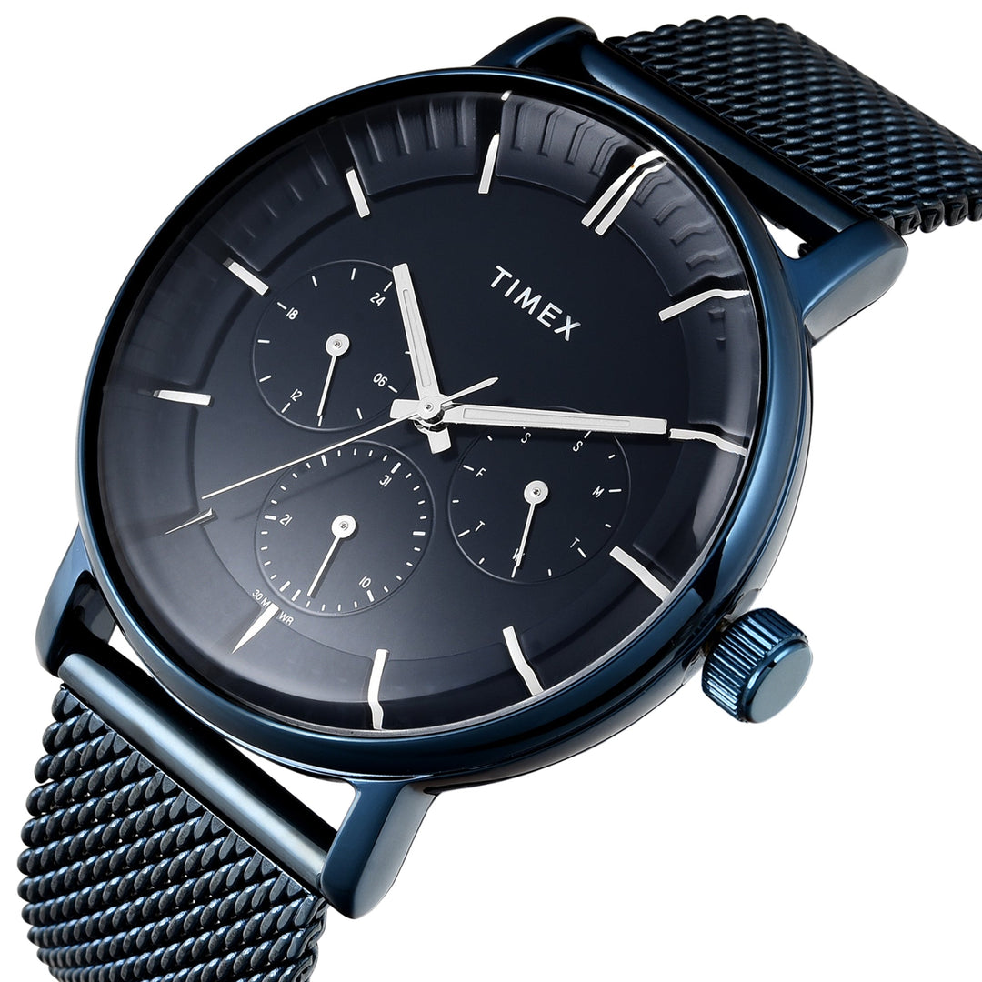 TIMEX Men Blue Round Dial Analog Watch - TWEG25704