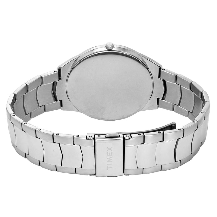 Timex Green Textured Dial Stainless Steel Bracelet Men's Watch - TWEG25800