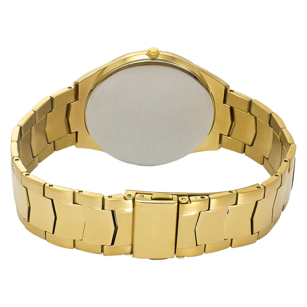 Timex Silver Textured Dial Stainless Steel Bracelet Men's Watch - TWEG25801