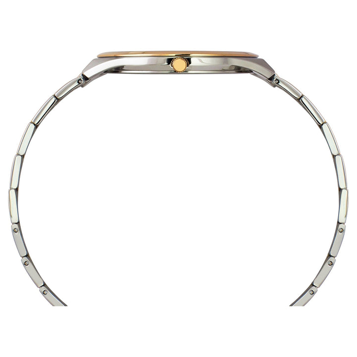 Timex Blue Textured Dial Stainless Steel Bracelet Men's Watch - TWEG25802