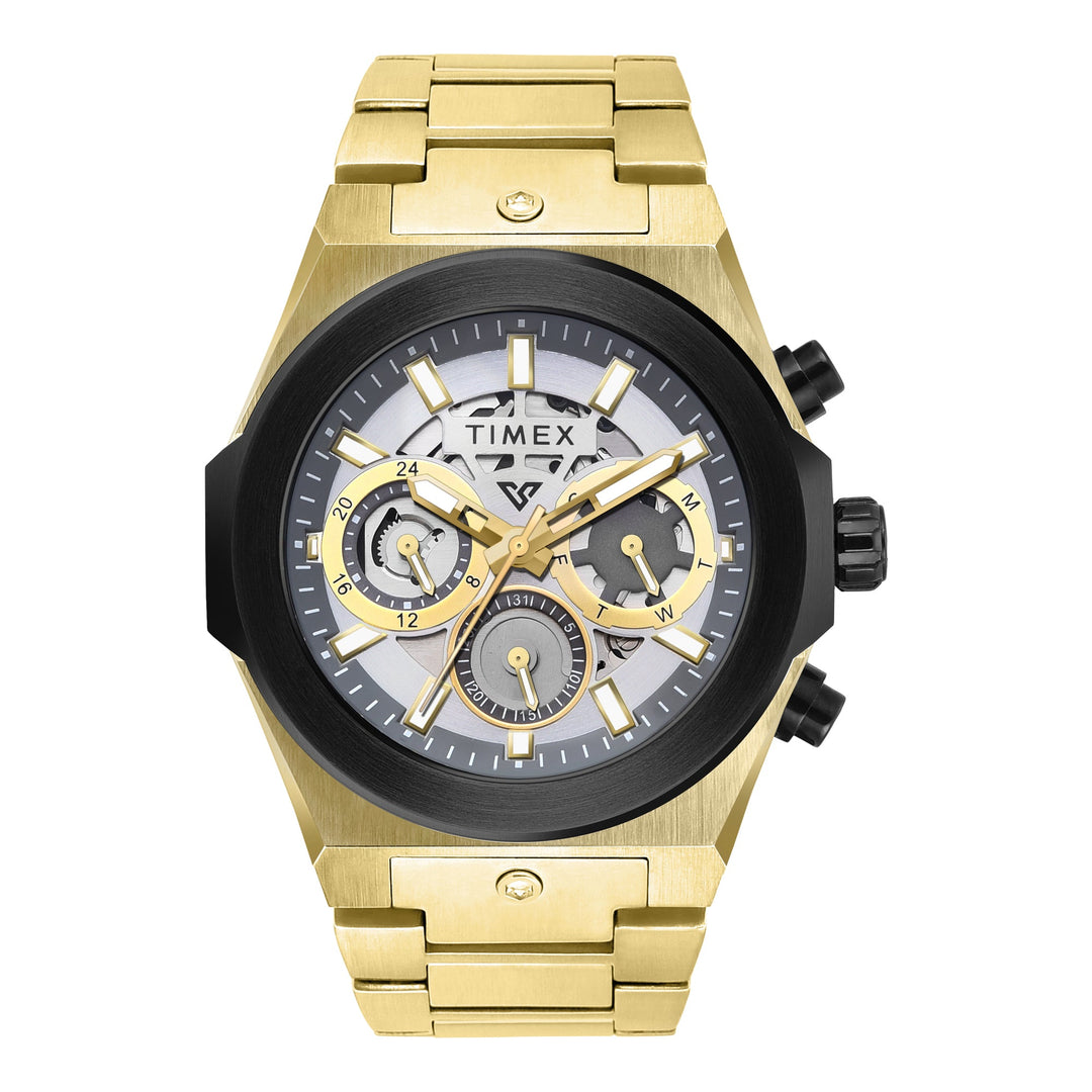 TIMEX Vector Men Silver Round Dial Analog Watch - TWEG26101