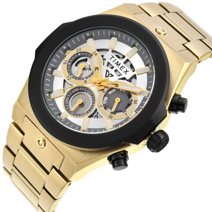 TIMEX Vector Men Silver Round Dial Analog Watch - TWEG26101