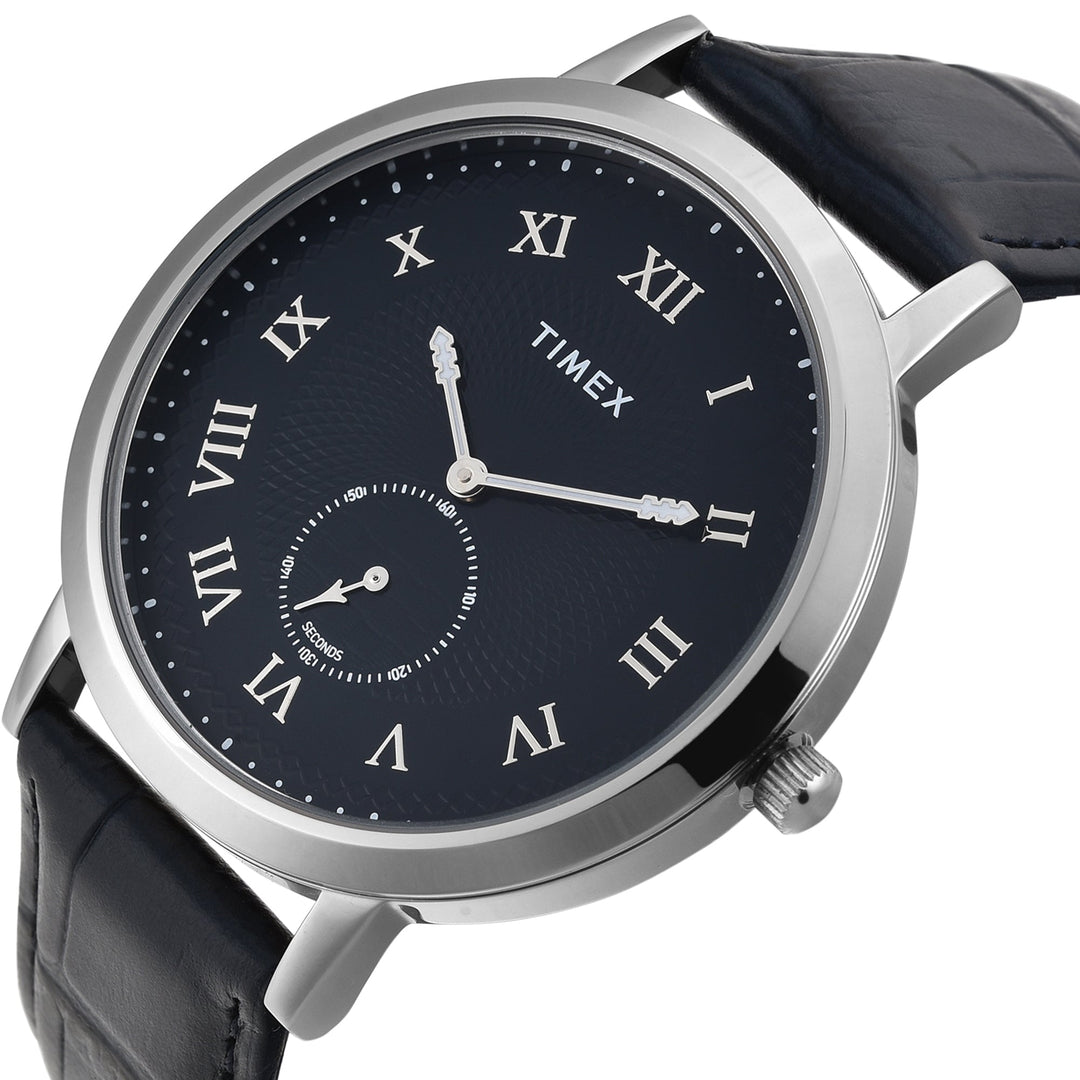 TIMEX Men Blue Round Dial Analog Watch - TWEG27500