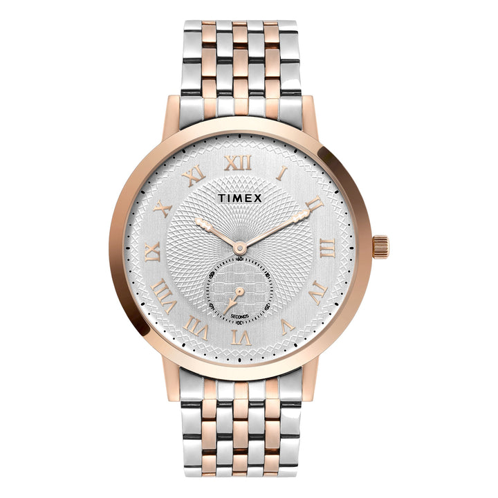 TIMEX Men Silver Round Dial Analog Watch - TWEG27502