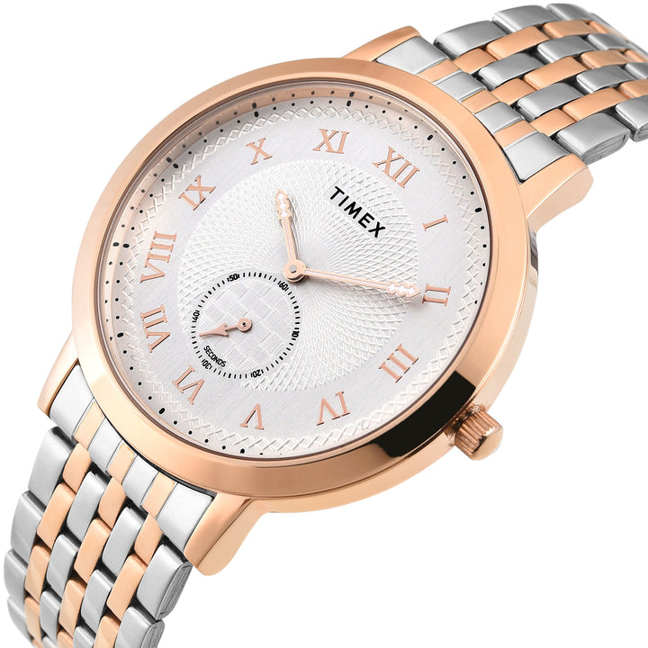 TIMEX Men Silver Round Dial Analog Watch - TWEG27502