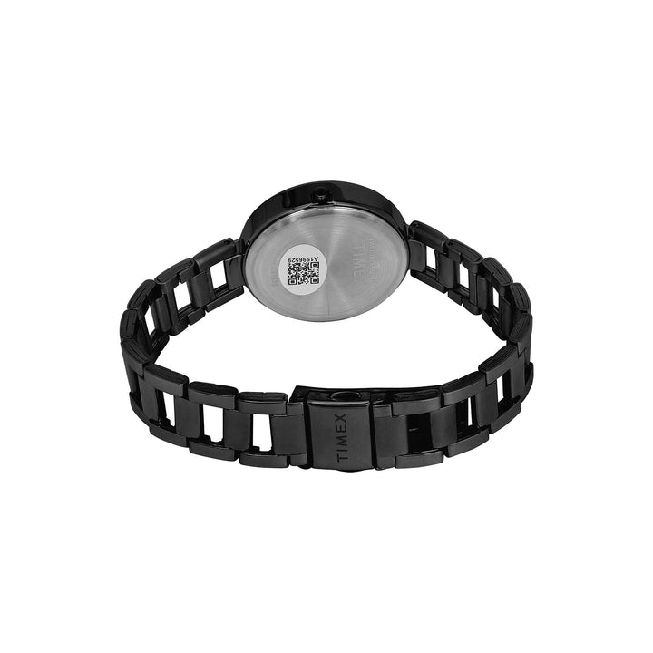 TIMEX Women Black Round Dial Analog Watch - TWEL107SMU14