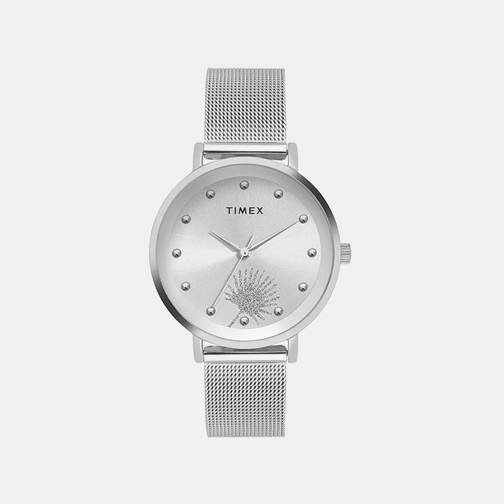 Timex TWEL12920 Silver Dial Women&