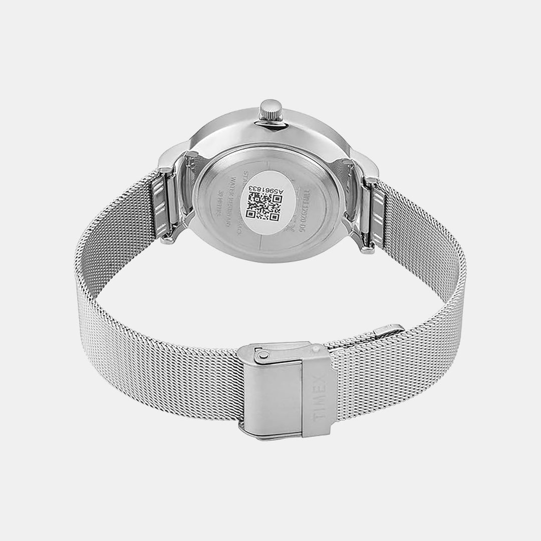 Timex TWEL12920 Silver Dial Women&