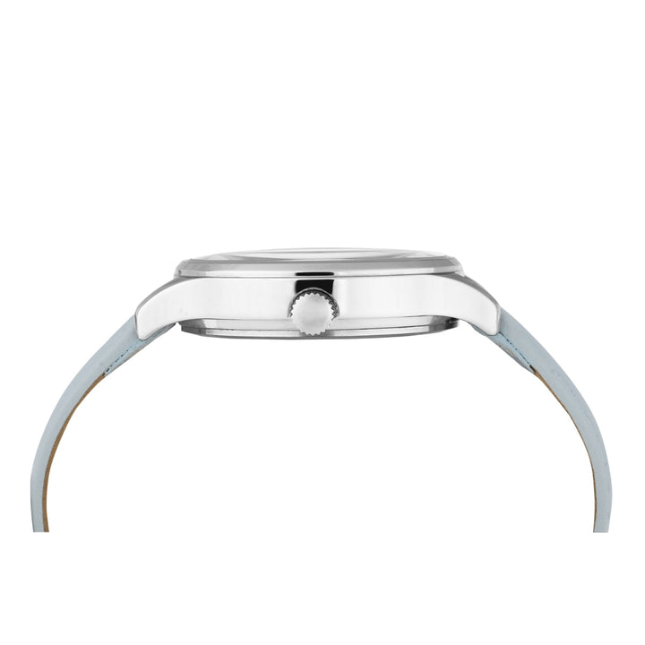 Timex Women Multifunction Blue Round Brass Dial Watch- TWEL14821