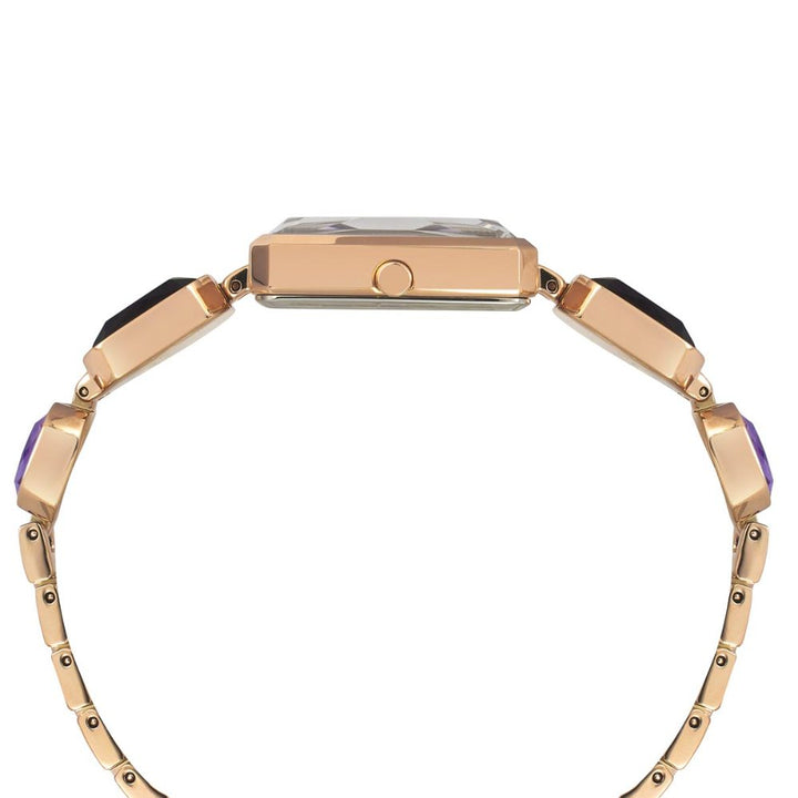 TIMEX FRIA WOMEN'S MAROON DIAL ROUND CASE 2 HANDS FUNCTION WATCH TWEL16903