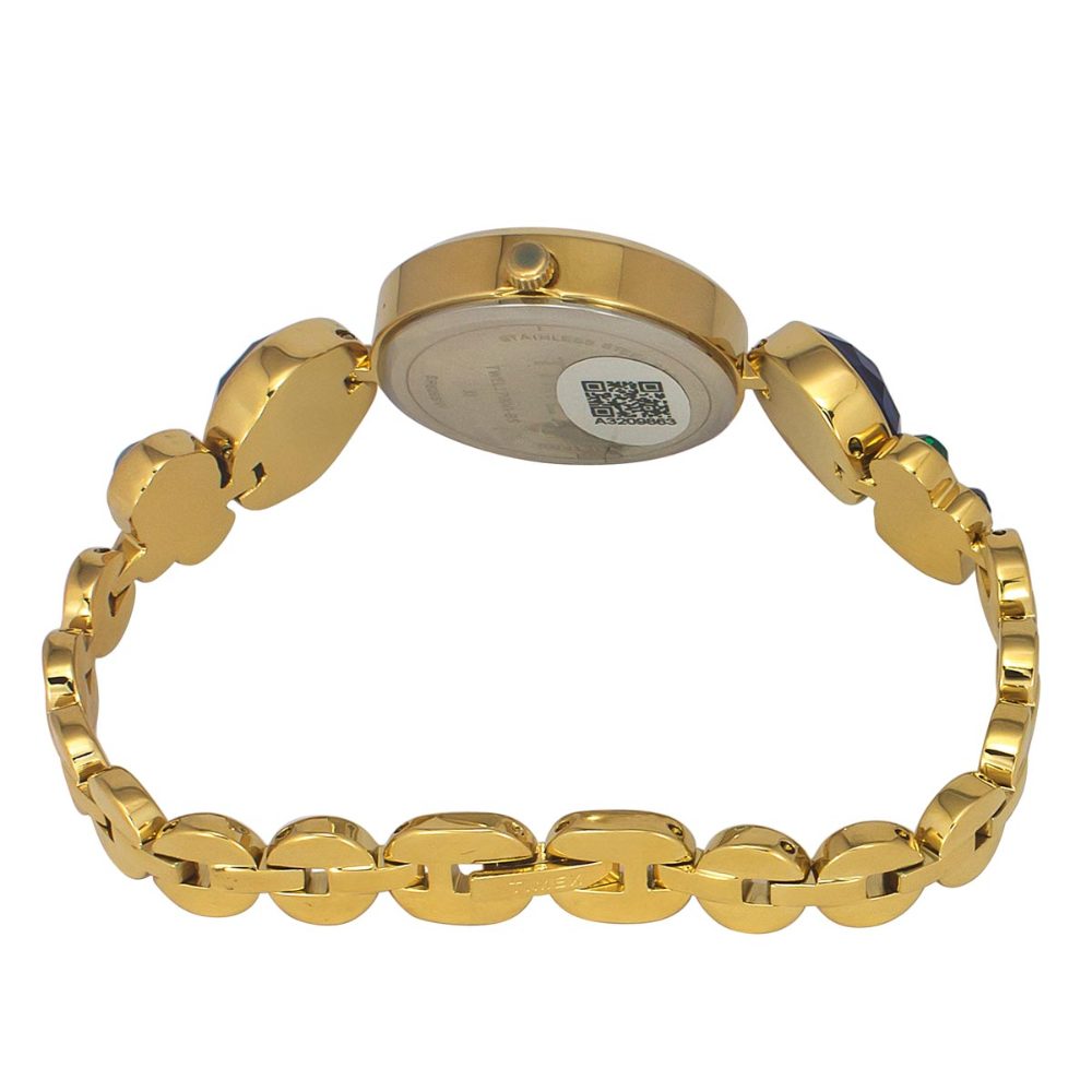 TIMEX FRIA WOMEN'S GREEN DIAL ROUND CASE 3 HANDS FUNCTION WATCH TWEL17000