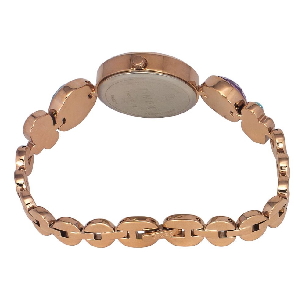 TIMEX FRIA WOMEN'S PINK DIAL ROUND CASE 3 HANDS FUNCTION WATCH TWEL17001