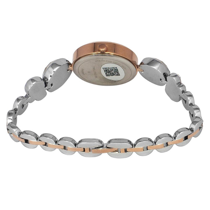 TIMEX FRIA WOMEN'S SILVER DIAL ROUND CASE 3 HANDS FUNCTION WATCH TWEL17002