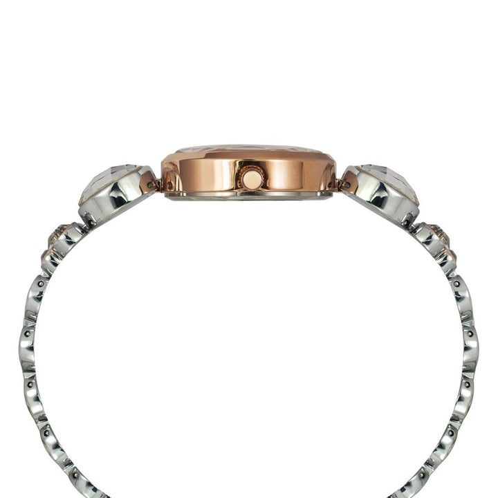 TIMEX FRIA WOMEN'S SILVER DIAL ROUND CASE 3 HANDS FUNCTION WATCH TWEL17002