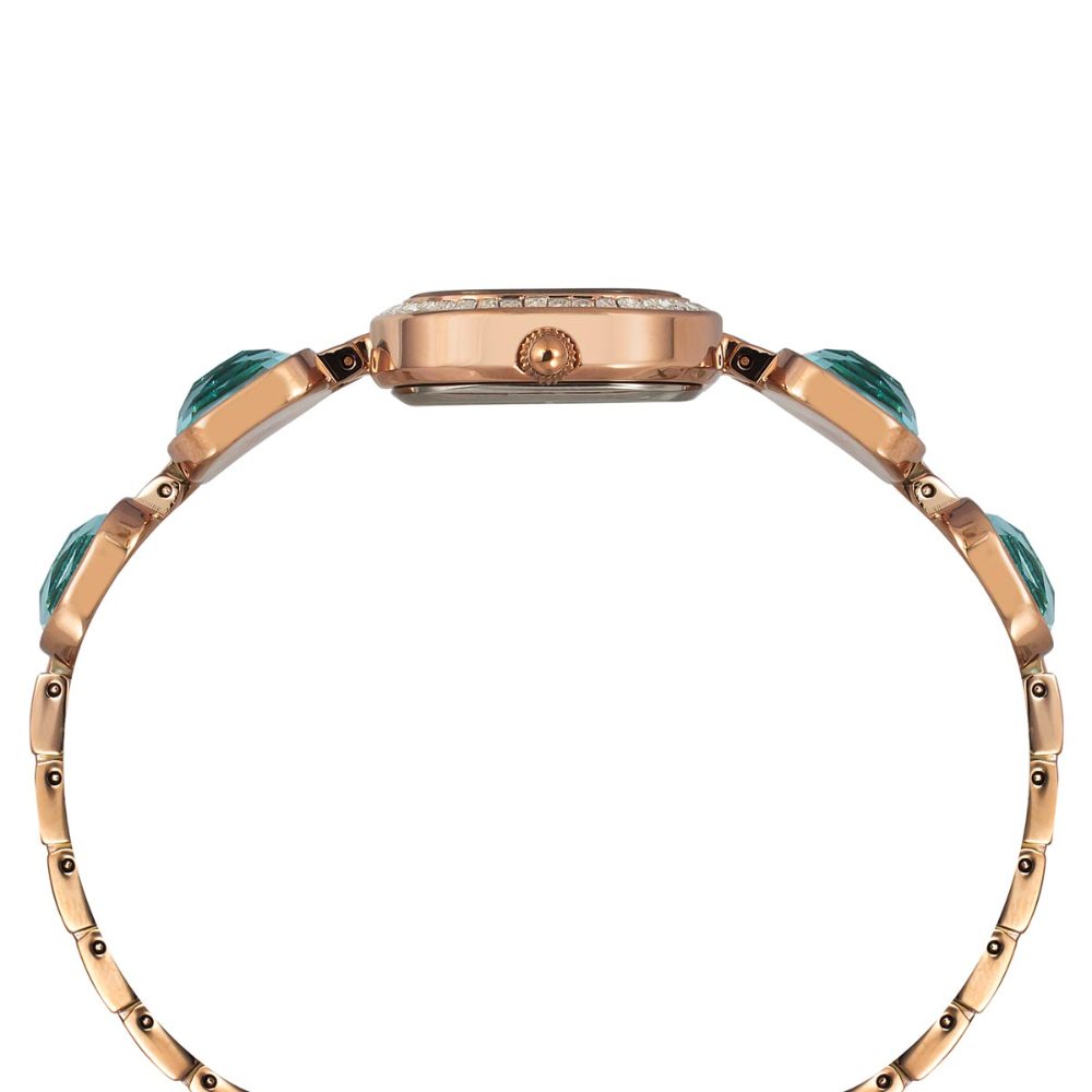 TIMEX FRIA WOMEN'S SEA BLUE DIAL ROUND CASE 3 HANDS FUNCTION WATCH TWEL17100