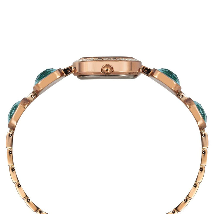 TIMEX FRIA WOMEN'S SEA BLUE DIAL ROUND CASE 3 HANDS FUNCTION WATCH TWEL17100