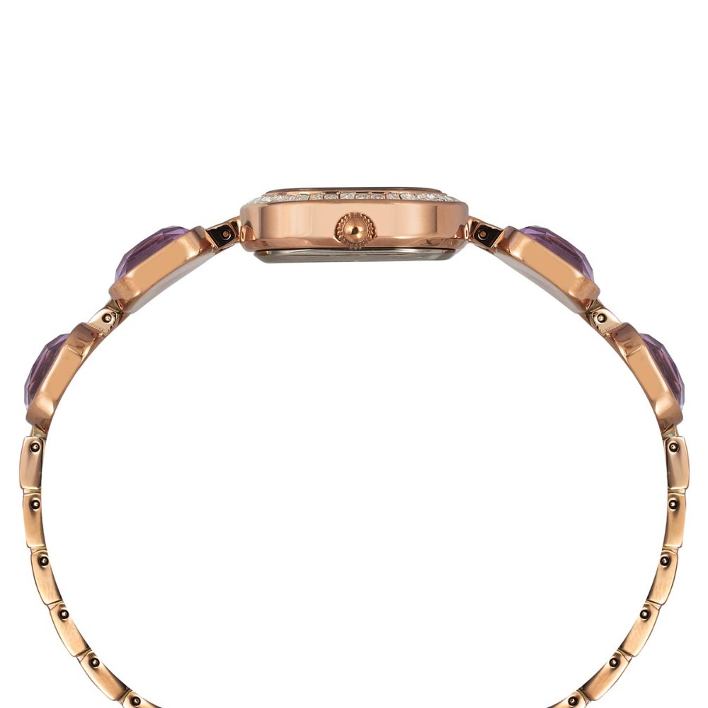 TIMEX FRIA WOMEN'S BURGUNDY DIAL ROUND CASE 3 HANDS FUNCTION WATCH TWEL17101