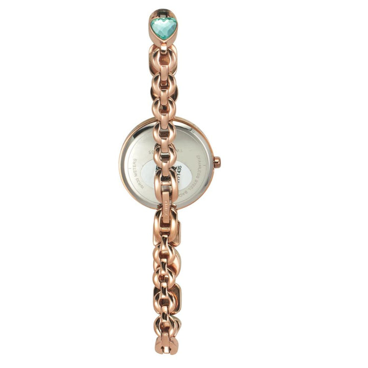 TIMEX FRIA WOMEN'S GREEN DIAL ROUND CASE 3 HANDS FUNCTION WATCH TWEL17300