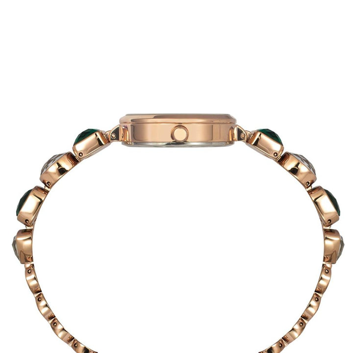 TIMEX FRIA WOMEN'S GREEN DIAL ROUND CASE 3 HANDS FUNCTION WATCH TWEL17301