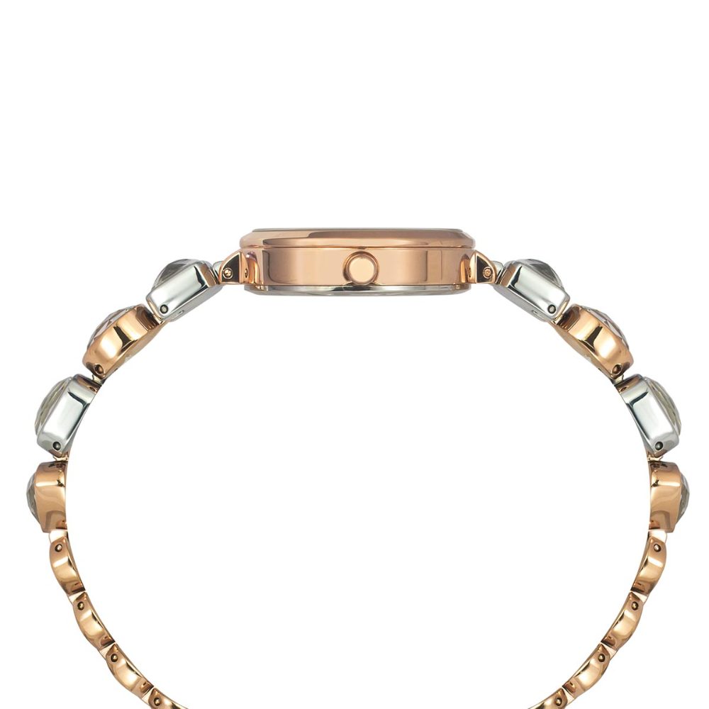 TIMEX FRIA WOMEN'S WHITE DIAL ROUND CASE 3 HANDS FUNCTION WATCH TWEL17302