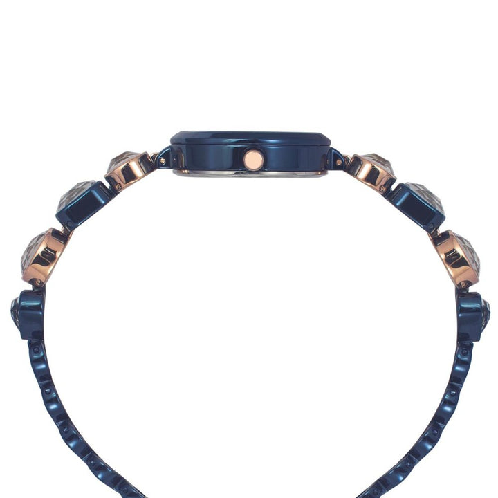 TIMEX FRIA WOMEN'S BLUE DIAL ROUND CASE 3 HANDS FUNCTION WATCH TWEL17303