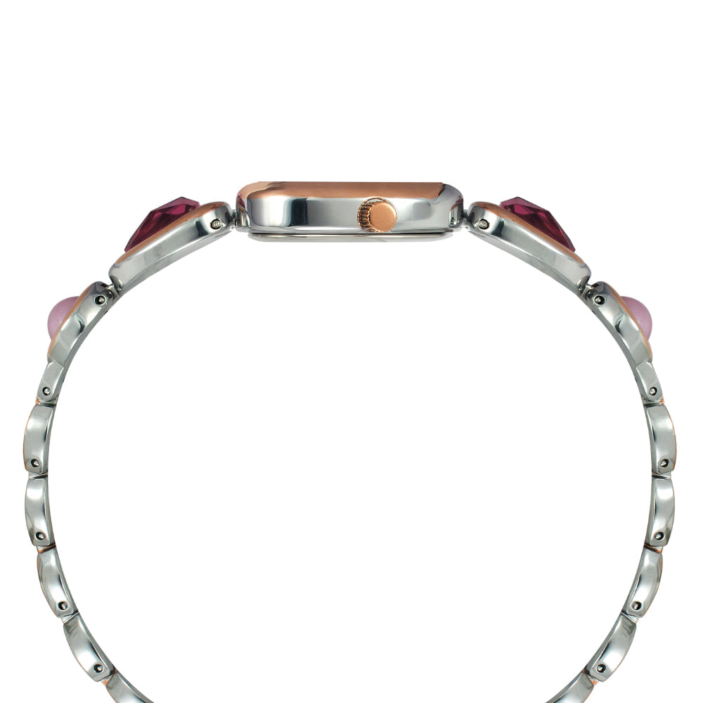 Timex Women Pink Triangle Analog Dial Watch- TWEL17700