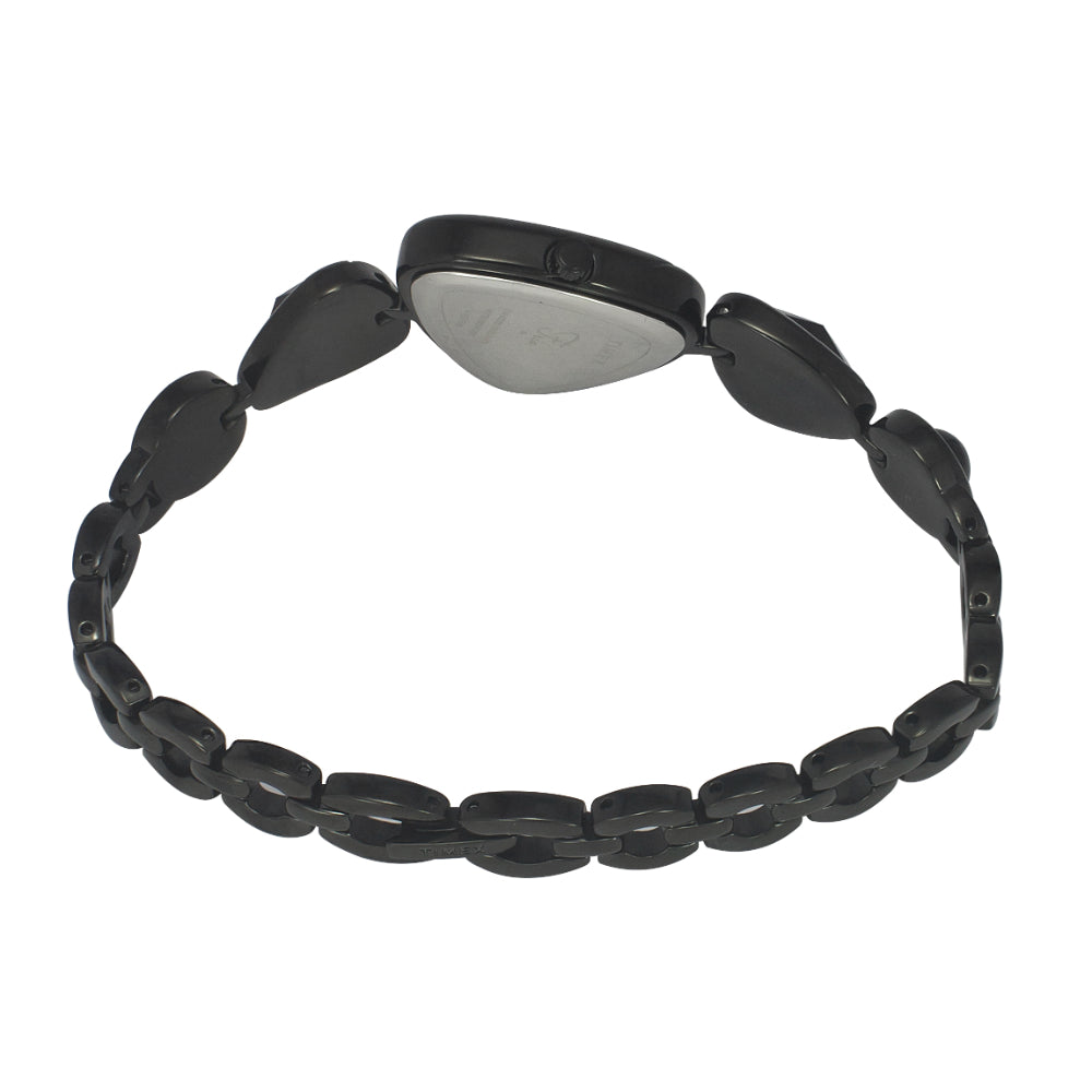 Timex Women Black Triangle Analog Dial Watch- TWEL17701