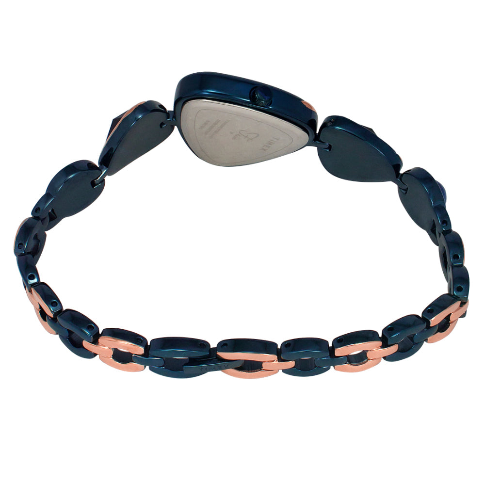 Timex Women Blue Triangle Analog Dial Watch- TWEL17702