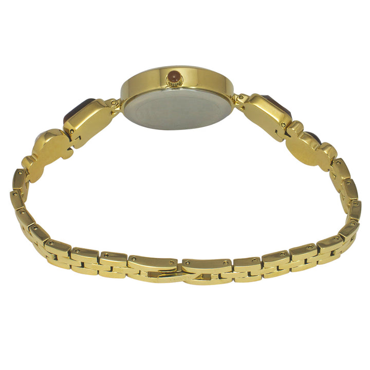 Timex Women Brown Round Analog Dial Watch- TWEL17800