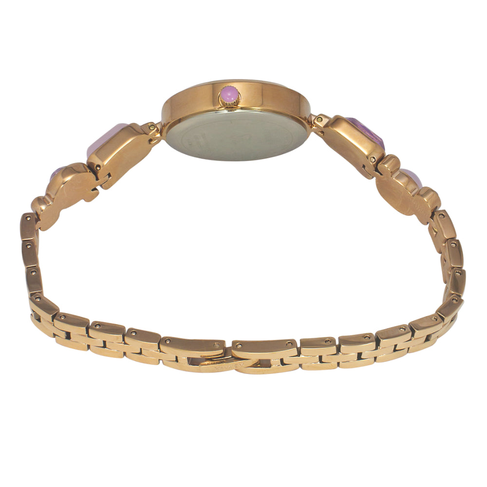 Timex Women Purple Round Analog Dial Watch- TWEL17803