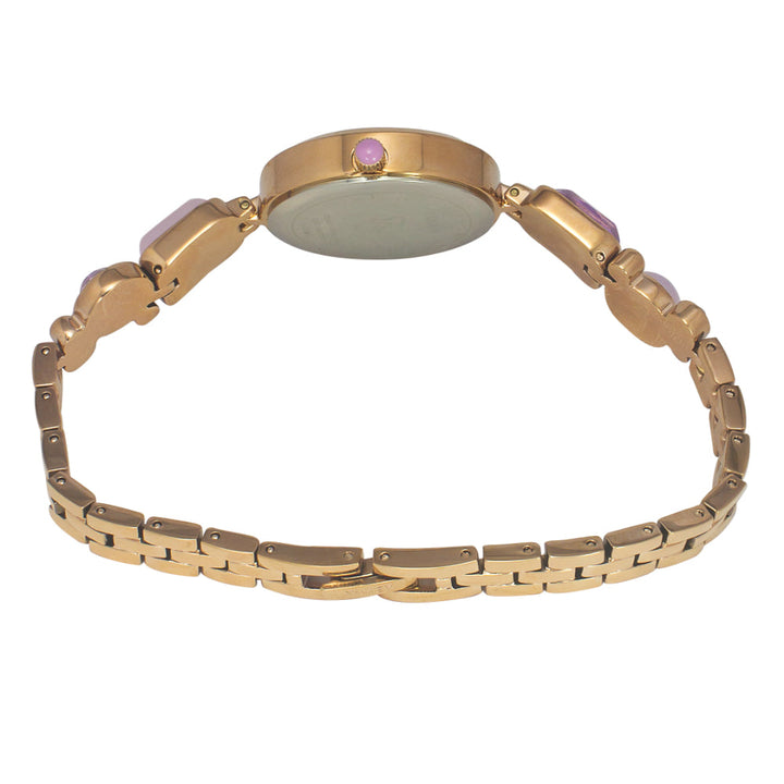 Timex Women Purple Round Analog Dial Watch- TWEL17803