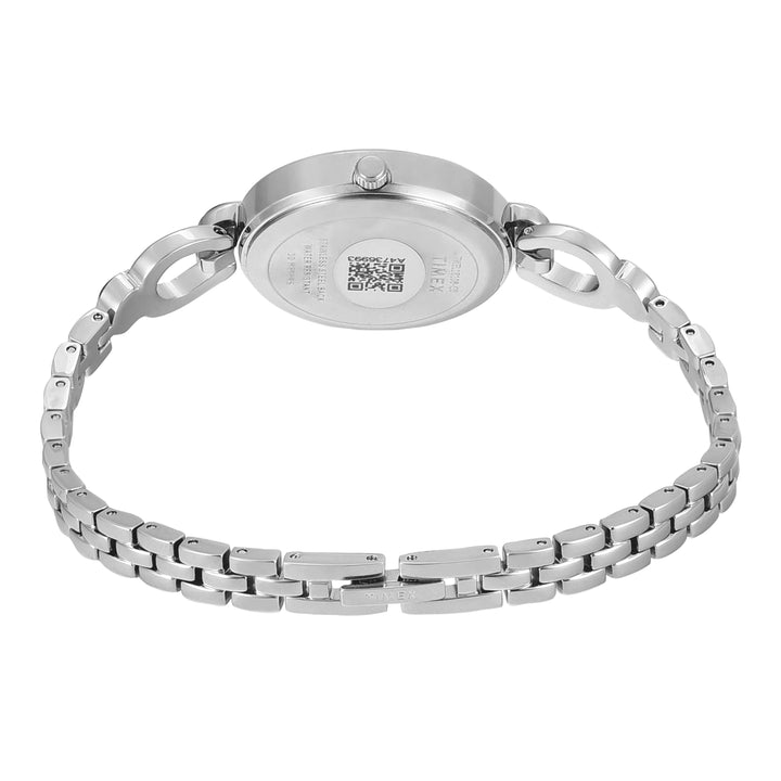 TIMEX Women Silver Round Dial Analog Watch - TWEL18108