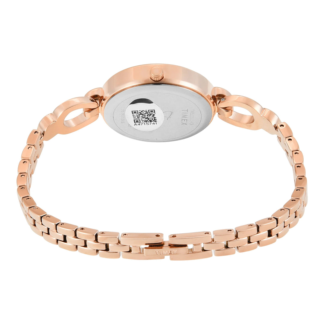 TIMEX Women Blue Round Dial Analog Watch - TWEL18111