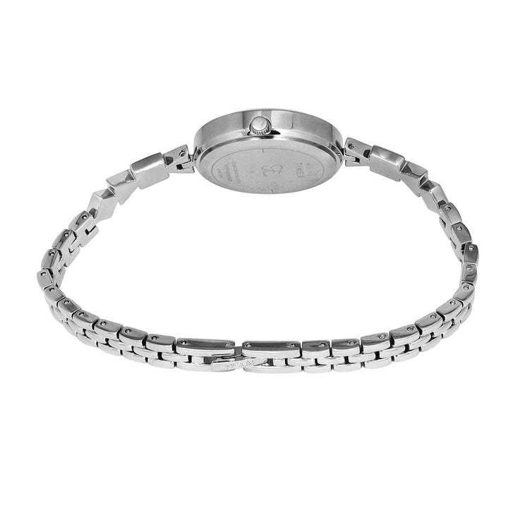 Timex Fria Women's Purple Dial Round Analog Brass Dial Watch- TWEL18300