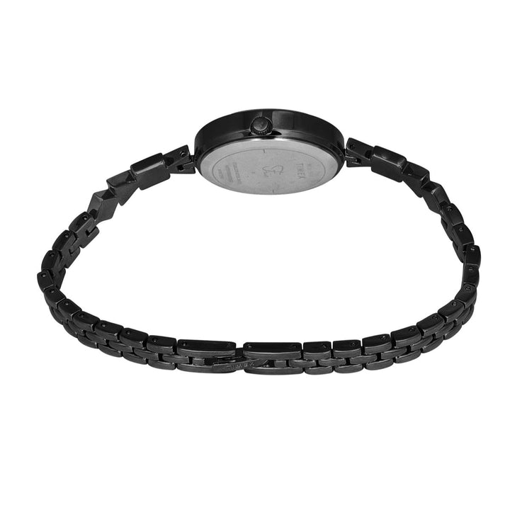 Timex Fria Women Black Dial Round Analog Brass Watch- TWEL18303