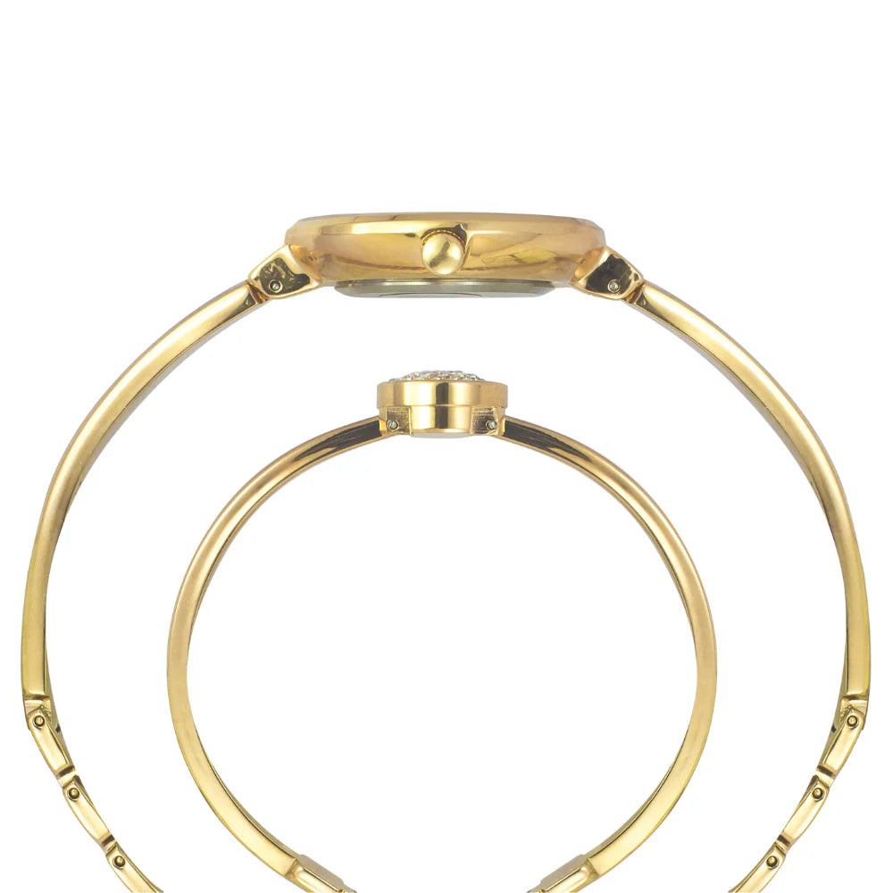 Timex Fria Women Black Round Dial Analog Watch with Bracelet - TWEL18501