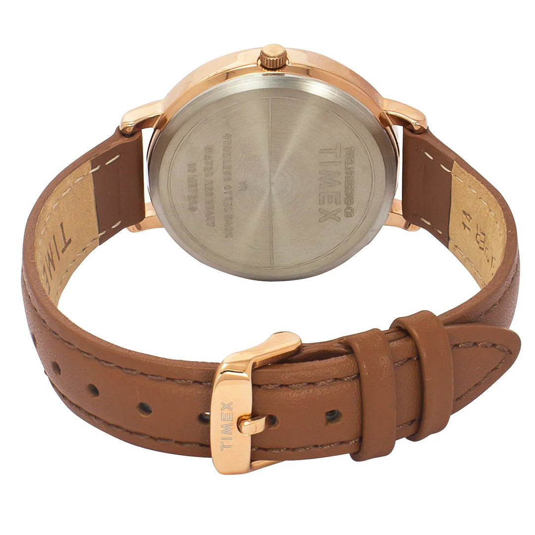 TIMEX Women Silver Round Dial Analog Watch - TWEL19105