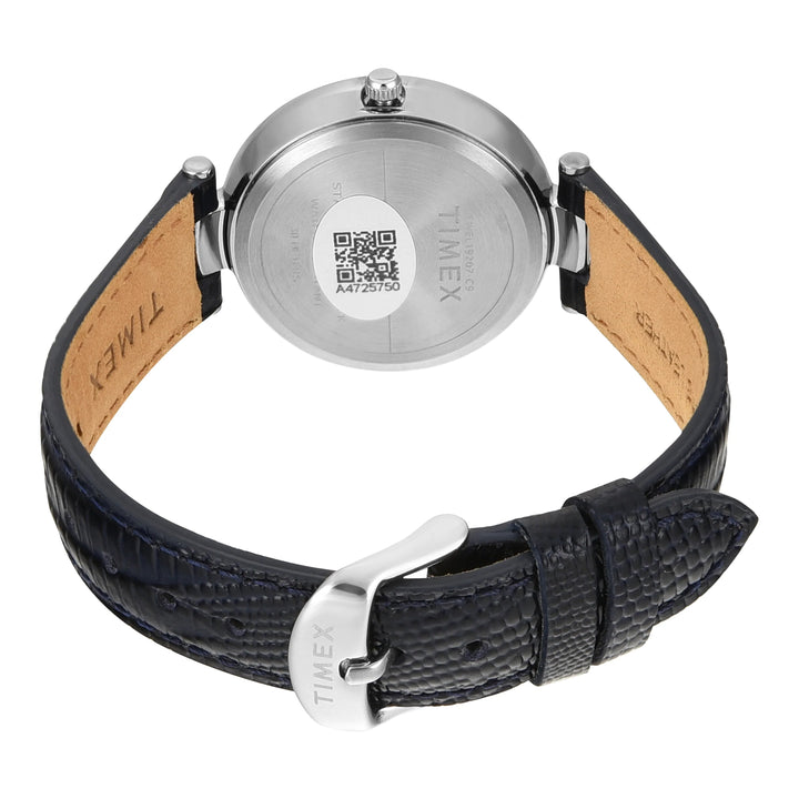 TIMEX Women Blue Round Dial Analog Watch - TWEL19207