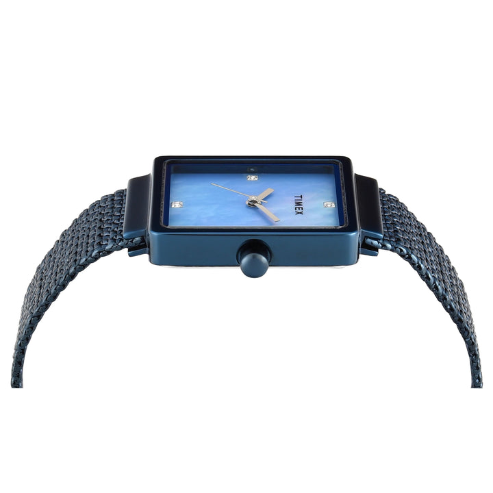 TIMEX Women Mother of Pearl Rectangle Dial Analog Watch - TWEL20705