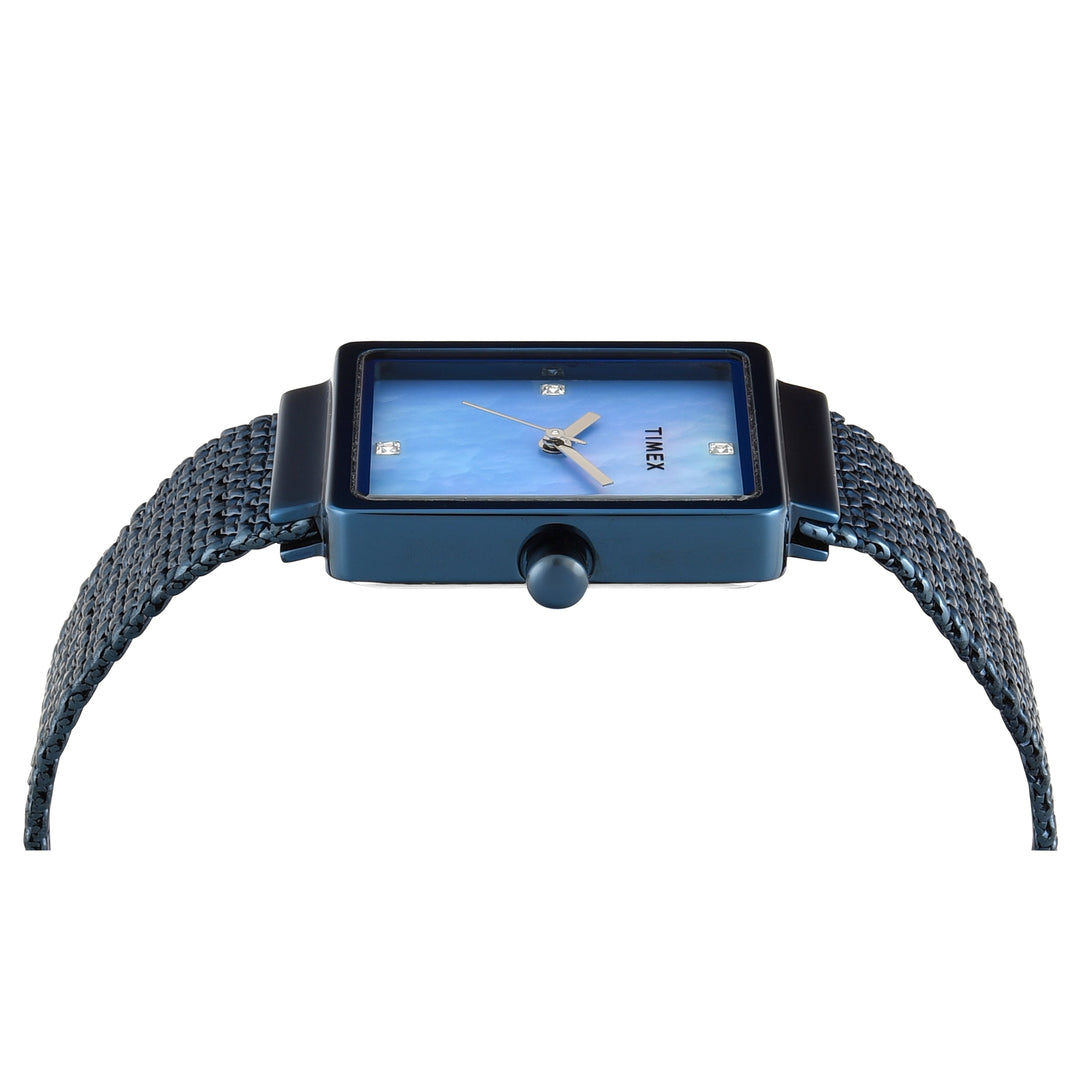 TIMEX Women Mother of Pearl Rectangle Dial Analog Watch - TWEL20705