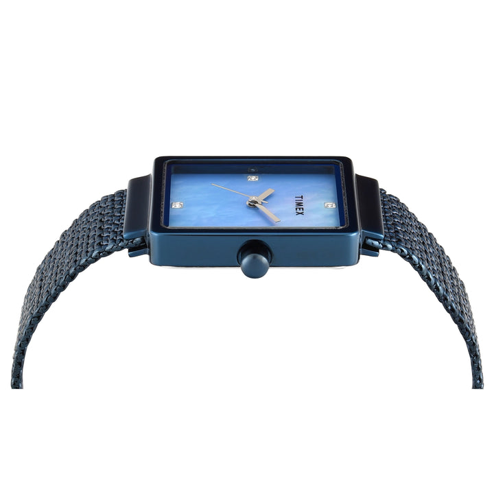 TIMEX Women Mother of Pearl Rectangle Dial Analog Watch - TWEL20705