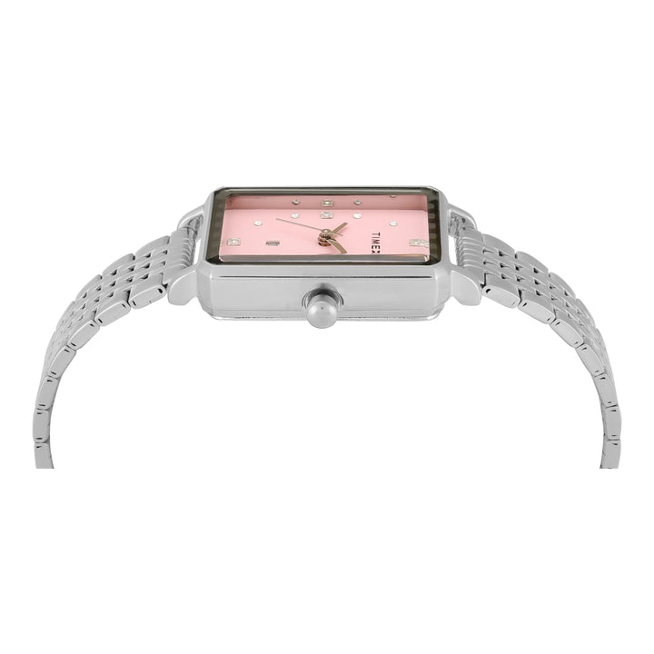 TIMEX Women Pink Rectangle Dial Analog Watch - TWEL20801