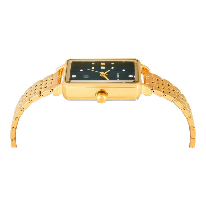 TIMEX Women Green Rectangle Dial Analog Watch - TWEL20802