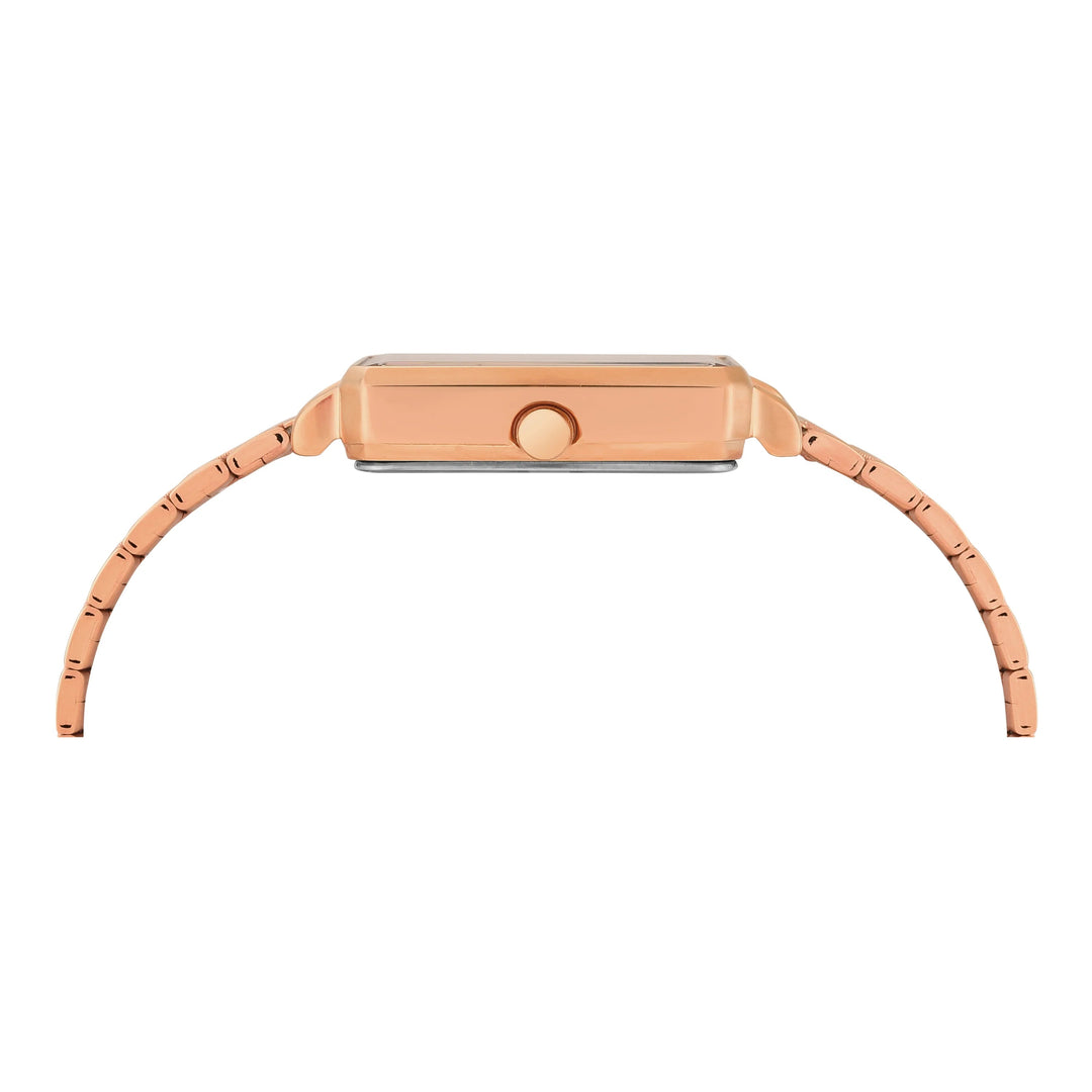 TIMEX Women Blue Rectangle Dial Analog Watch - TWEL20803