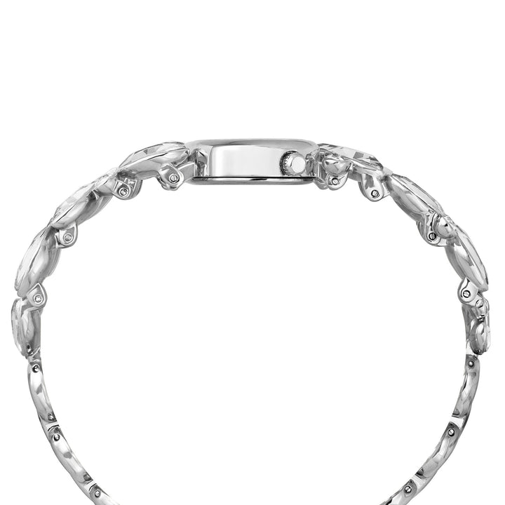 TIMEX Fria Mother Of Pearl White Oval Dial Analog Women's Watch - TWEL20900