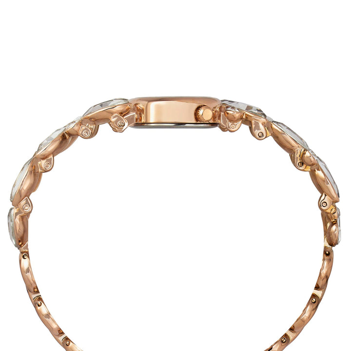 TIMEX Fria Mother Of Pearl White Oval Dial Analog Women's Watch - TWEL20902