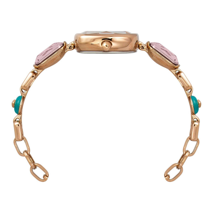 TIMEX Fria Pink Square Dial Analog Women's Watch - TWEL21203