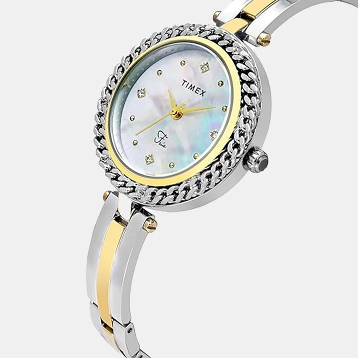 Timex TWEL24101 Mother Of Pearl Dial Women&
