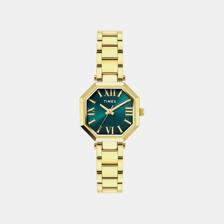 Timex TWEL26902 Teal Dial Women&