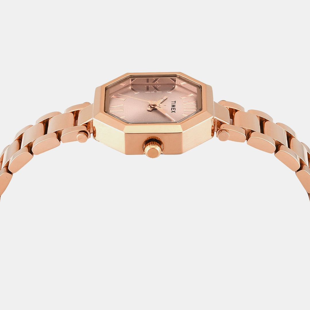Timex TWEL26903 Rose Gold Dial Women&